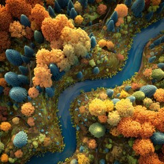 Obraz premium Padel Couple: Stylish Sportswear on Blue Court