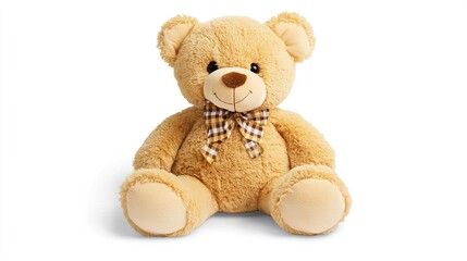 Obraz premium Cute Brown Plush Teddy Bear
