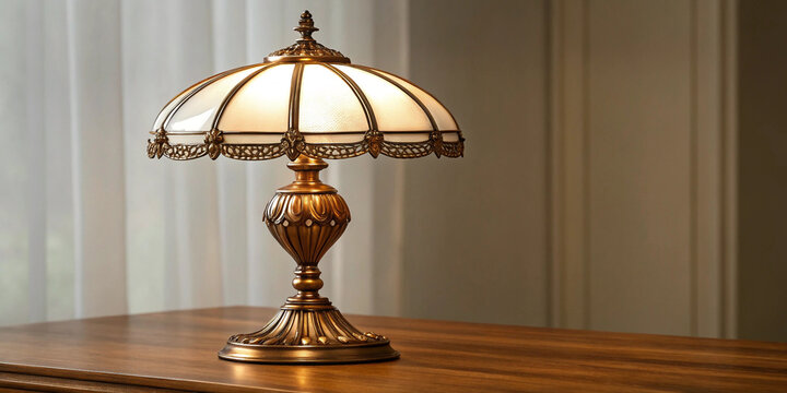 vintage table lamp photo, antique lamp stock, retro lamp design, classic lamp photo, vintage decor lamp, golden lamp photo, old fashioned lamp stock, traditional lamp photo, elegant table lamp, vintag