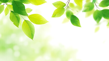 Obraz premium green leaves background