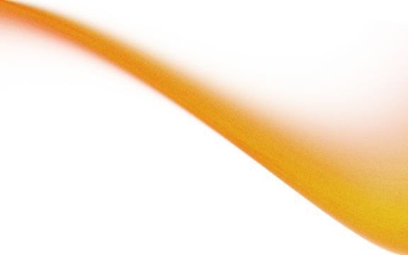 Abstract flowing form of orange and yellow hues, with hints of red, on a black background
