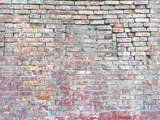 Background of an old brick wall