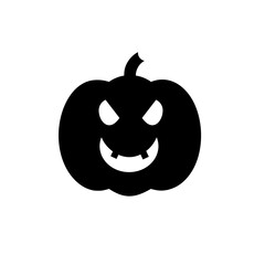 Smiling Halloween Pumpkin Head with Lantern and Spooky Face, horror pumpkin  clipart