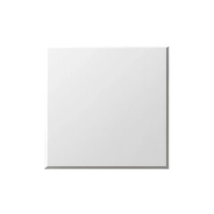 Minimalist White Blank Canvas for Art and Design Projects