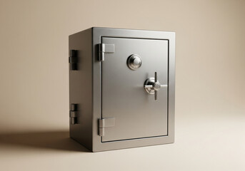 Secure metal safe box for home and business valuables storage