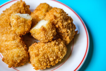 Fried Breadcrumb Coated Mashed Potato Croquettes