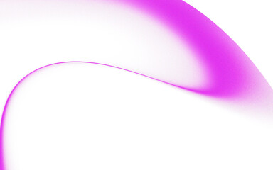 Abstract, flowing, magenta-white form with a smooth gradient