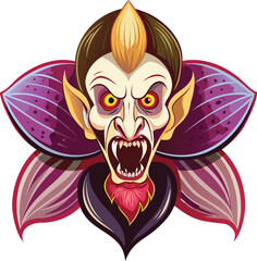 Spooky Orchid Halloween Vampire Orchid Floral Design