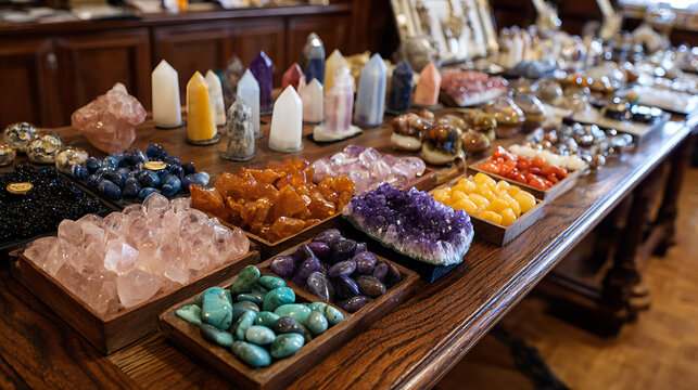 A local wellness center hosting a sale on healing crystals and spiritual items (2)