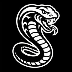 black and white snake