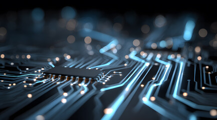 Chips and light-emitting circuits on circuit board