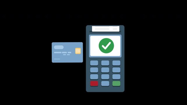electronic billing machine printing online invoice, digital invoice printer, generating invoice after credit card swipe