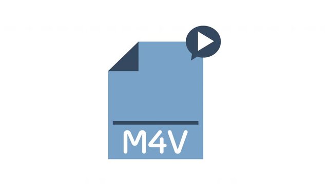 M4V Icon animation file format, extension