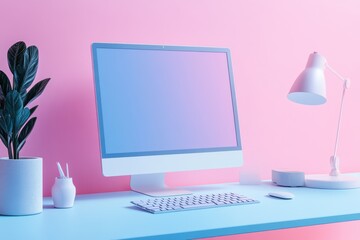 Clean tech branding mockup showcasing pixel fonts inspired by early web design aesthetics