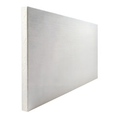 Drywall sheet piece isolated on transparent background PNG, construction and renovation material