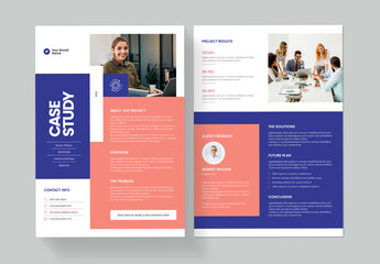Case Study Layout Template