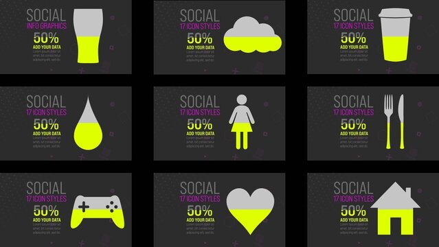 Social Icon Infographics