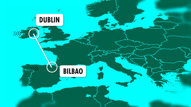 World Map Title Template
