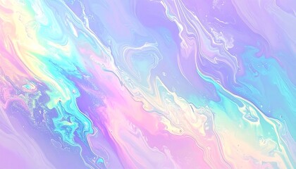Abstract pastel swirls of color blending together