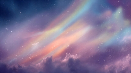 Fototapeta premium The colorful and beautiful aurora