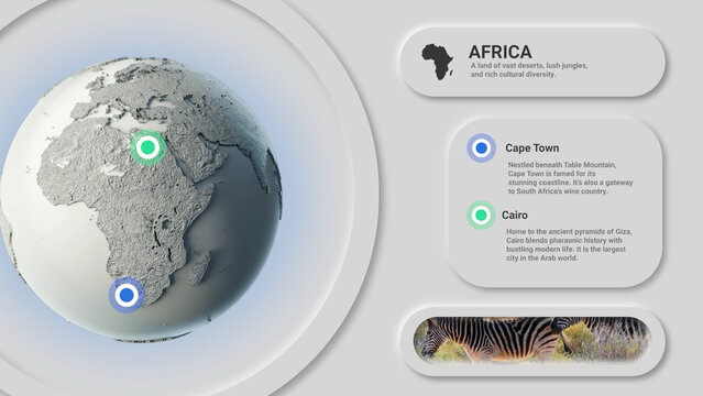 Neomorph World Map Callouts