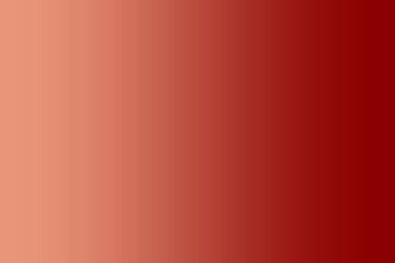 A smooth gradient transitioning from a light peachy-orange to a deep, rich red.
