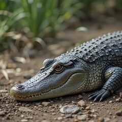 Obraz premium alligator in the everglades national park