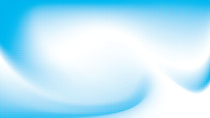 Colorful abstract background with white and blue color, halftone effect, dot pattern. Vector illustration.