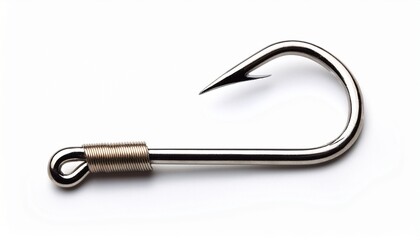 fishing hook isolated on white background