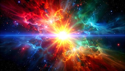 Cosmic explosion in nebula