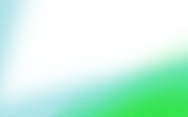 Abstract graphic with a light teal/aqua and lime green gradient, edged with a bright cyan/turquoise border and a black area