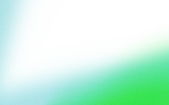 Abstract graphic with a light teal/aqua and lime green gradient, edged with a bright cyan/turquoise border and a black area