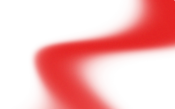 Abstract red flowing shapes on black background