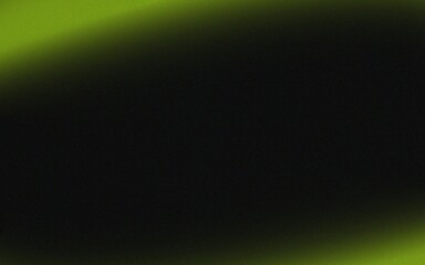 Abstract, vibrant lime-green, soft-edged oval, fading to black background