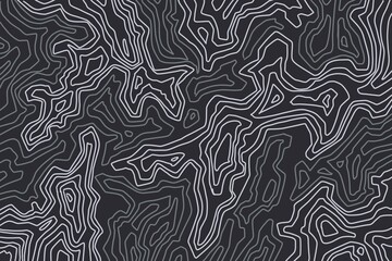 topographic map contour line surface black wallpaper
