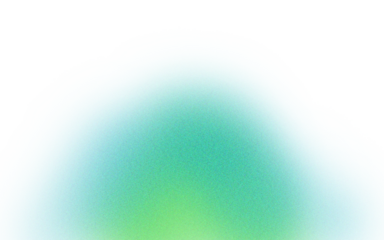 Abstract, vibrant, light teal and green, rounded, textured,  biological, or  organic-like form with a defined edge