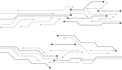 Circuit technology background with hi-tech digital data
