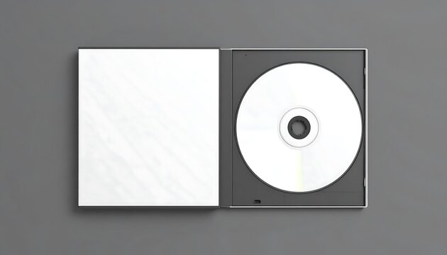 Open CD case with disc