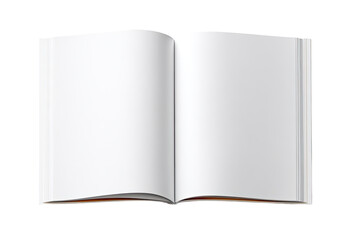 Open book, blank pages (10)