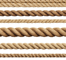 Beige rope texture in horizontal rows