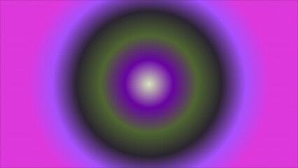 Abstract multicolored background with blurred circles and radial gradient effect