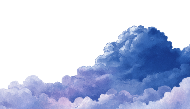 A stylized, textured cloud formation