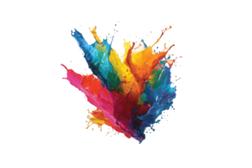 Abstract explosion of vibrant colors (8)