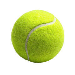 Close-up of a bright yellow tennis ball (1)