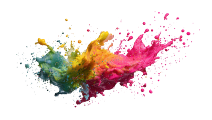 Abstract explosion of vibrant colors (18)