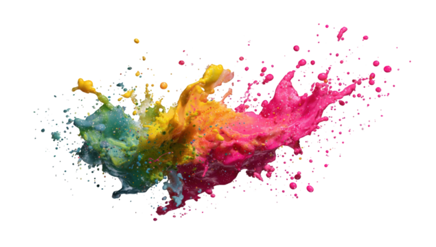 Abstract explosion of vibrant colors (18)