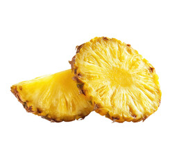 Two slices of ripe pineapple (1)