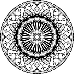 vector illustration of mandala design