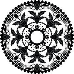 vector illustration of mandala design