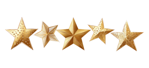 Five golden stars